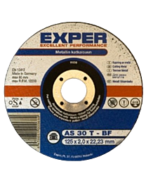 Exper A 60R Katkaisulaikka metallille 125mm x 1,0mm